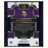 Justin Jefferson    2024 Panini Delect Die Cut Prizm #65 Minnesota Vikings Football Card