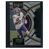 Jordan Addison RC   2023 Panini Select Die Cut Prizm #194 Minnesota Vikings Football Card