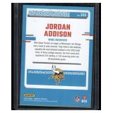 Jordan Addison RC   2023 Donruss Blue #368 Minnesota Vikings Football Card