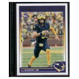 J.J. McCarthy RC   2024 Score Rookie #304 Minnesota Vikings Football Card