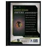 Connor Bedard Insert RC   2023 SkyBox Metal Universe 2008-09 Rookie Retros #R-1 Chicago Blackhawks Hockey Card