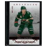 Kirill Kaprizov  081/499  2021 Upper Deck Artifacts Ruby #109 Minnesota Wild Hockey Card