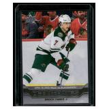 Brock Faber RC   2023 Upper Deck Debut Dates #DD-15 Minnesota Wild Hockey Card