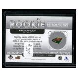 Kirill Kaprizov RC   2021 Upper Deck Rookie Retrospective #RR-1 Minnesota Wild Hockey Card