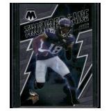 Justin Jefferson    2022 Panini Mosaic Thunder Lane Green #TL-10 Minnesota Vikings Football Card