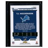 T.J. Hockenson RC   2019 Donruss The Rookies #TR-21 Detroit Lions Football Card