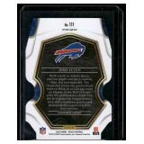 Josh Allen    2022 Panini Select Die Cut Prizm #111 Buffalo Bills Football Card