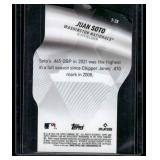 Juan Soto    2022 Stadium Club Triumvirates #T-28 Washington Nationals Baseball Card