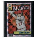 Mike Trout    2022 Donruss Marvels Diamond #M-1 Los Angeles Angels Baseball Card