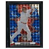 Shohei Ohtani    2022 Panini Mosaic Blue Camo #164 Los Angeles Angels Baseball Card