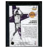 LeBron James    2022 Illusions Shining Stars #6 Los Angeles Lakers Basketball Card