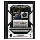 Antony Edwards Red Cracked Ice 2023 Prizm #56 Minnesota Timberwolves Basketball Card