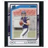 JJ McCarthy RC 2024 Donruss #303 Rated Rookie Minnesota Vikings Football Card