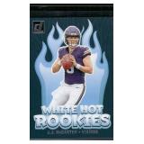 JJ McCarthy RC 202 Donruss White Hot Rookies #WH1 Minnesota Vikings Football Card