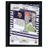 JJ McCarthy RC 2024 Absolute #110 Minnesota Vikings Football Card