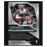 Jaden McDaniels Pink Cracked Ice 2025PRizm #175 Minnesota Timberwolves Basketball Card