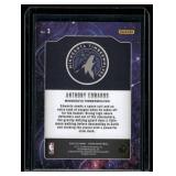 Anthony Edwards Deep Spaces 2025 Prizm #3 Insert Minnesota Timberwolves Basketball Card