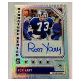 Ron Yary Auto 2023 Dontuss Optic Prizm Signature Series #SS-RY Minnesota Vikinga Football Card