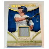 Paul Molitor Relic /99 2014 Immaculate Collection #52 Swatched Numbered 85/99 Minnesota Twins Baseball Card