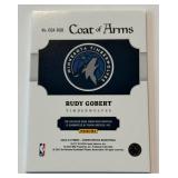Rudy Gobert Relic 2022-23 Corwn Royale Coat of Arms #COA-RGB Minnesota Timberwolves Basketball Card