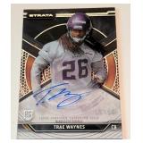 Trae Waynes Auto RC /50 20154 Strata Autograph #SA-TW Rookie Minnesota Vikings Football Card
