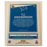 TJ Hockenson Relic 2020 Donruss Threads #27 Minnesota Vikings Football Card