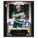 Matt Boldy RC 2022-23 O-Pee-Chee Glossy Rookies #R-6 Minnesota Wild Hockey Card