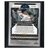 Miguel Cabrera /25 2022 Prizm #211, Numbered 21/25 Rare Baseball Card