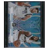 Luka Doncic / Kyrie Irving Optical Illusions Insert 2023 Donruss Optic #5 Basketball Card
