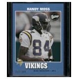 Randy Moss /900 2001 Upper Deck Vintage #67, numbered 351/900 Minnesota Vikings Football Card