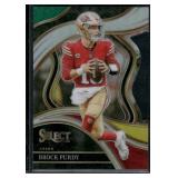 Brock Purcy Die Cut 2023 Select Prizm Club Level #293 Football Card