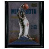 Kevin Garnett RC 1996 Classic Clear Assets #10 Rookie Minnesota Timberwolves Basketball Card