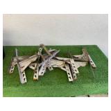 12 Adjustable Roof Brackets in Tote