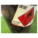 Small Acetylene Tank - Partially Full