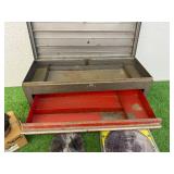 Tool Box, Saw Blades & Wire Wheel