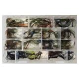 Plano 3700 Tackle Box Loaded with New and Used Bass Jigs!