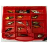 Tackle Box Top & Inside Full with varies " Crank Baits"