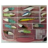 Tackle Box Top & Inside Full with varies " Crank Baits"