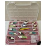 Tackle Box Top & Inside Full with varies " Crank Baits"