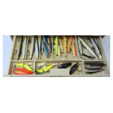 Plano 5 Tray Tacklebox "Top & 4 pullout trays with 100