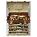 Plano 5 Tray Tacklebox "Top & 4 pullout trays with 100
