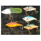 Lot of various Rattletrap type baits