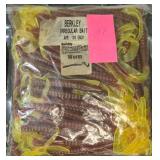 100 approx 10" Berkley Power Worms Pumpkin 1 Chart