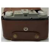 Vintage Kodak Pony 135 Camera + Kodak Flash Holder, Sylvania Flashbulbs, RCA Service Parts - 110905 Spindle 45 RPM & Kodachrome Color Safety Film - Type F Box / Container (Empty) **View Photos*