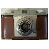 Vintage Kodak Pony 135 Camera + Kodak Flash Holder, Sylvania Flashbulbs, RCA Service Parts - 110905 Spindle 45 RPM & Kodachrome Color Safety Film - Type F Box / Container (Empty) **View Photos*