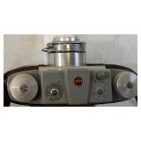 Vintage Kodak Pony 135 Camera + Kodak Flash Holder, Sylvania Flashbulbs, RCA Service Parts - 110905 Spindle 45 RPM & Kodachrome Color Safety Film - Type F Box / Container (Empty) **View Photos*