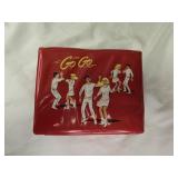 1966 Aladdin | Red Vinyl Go Go Lunch Box with Original Thermos Dancers
