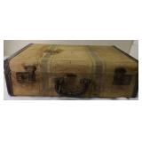 Vintage | Mustard Aero Pak Suitcase MCM Satin Lining, Hard Case