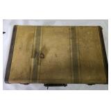 Vintage | Mustard Aero Pak Suitcase MCM Satin Lining, Hard Case