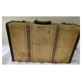 Vintage | Mustard Aero Pak Suitcase MCM Satin Lining, Hard Case